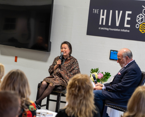 Armchair Conversation with Angelica Berrie at The Hive